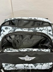 FLY GREEN DISC GOLF BACKPACK NUMBSKULL w/ 2 DRINK HOLDERS HOLDS 20-25 DISCS