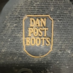Dan Post Boots Men’s US 11 hippo print exotic boots