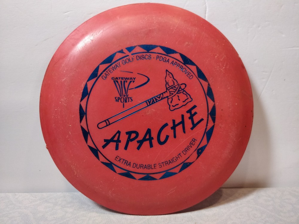 Gateway Disc Golf Apache Red 173 Grams Rare Old Stamp Tomahawk Base Plastic