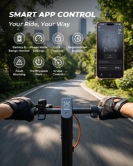 Electric Scooter Adult 620W Motor 28 Miles Long Range E Scooters Dual Suspension