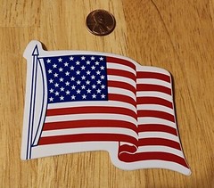 USA Sticker United States of America Divided We Stand Biden We Fall to Trump ism