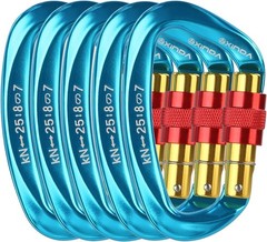 Professional Climbing Carabiners – D Shape Design