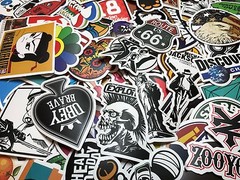 100 Skateboard Stickers bomb Vinyl Laptop Luggage Decals Dope Sticker Lot cool