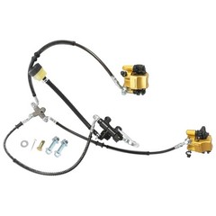 Front Hydraulic Foot Disc Brake Caliper for 150cc 200cc ATV Quad Go Kart Cart