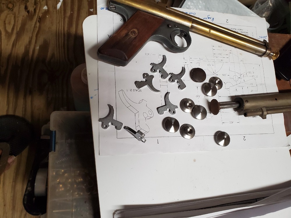 Benjamin 130,132,137 pistol steel trigger