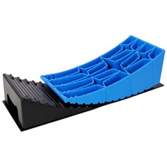 RV Leveling Blocks Kit – 8-Piece Curved RV Wheel Levelers with Chocks