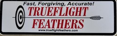 Trueflight Feathers «3» Shield LW or RW dozen or 50 Count packs