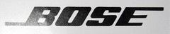 BOSE Permanent Adhesive Indoor/Outdoor Decal Sticker (Black) 1 in. x 8.5 in.