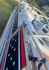 18′-22′ Pontoon Boat Canvas Solution with 9″ Rise Combo Pack with 18 Gator Bites