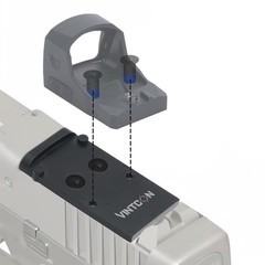 Optics Adapter Plate for Glock 19 17 MOS, Compatible with Holosun 407C/507C/5…