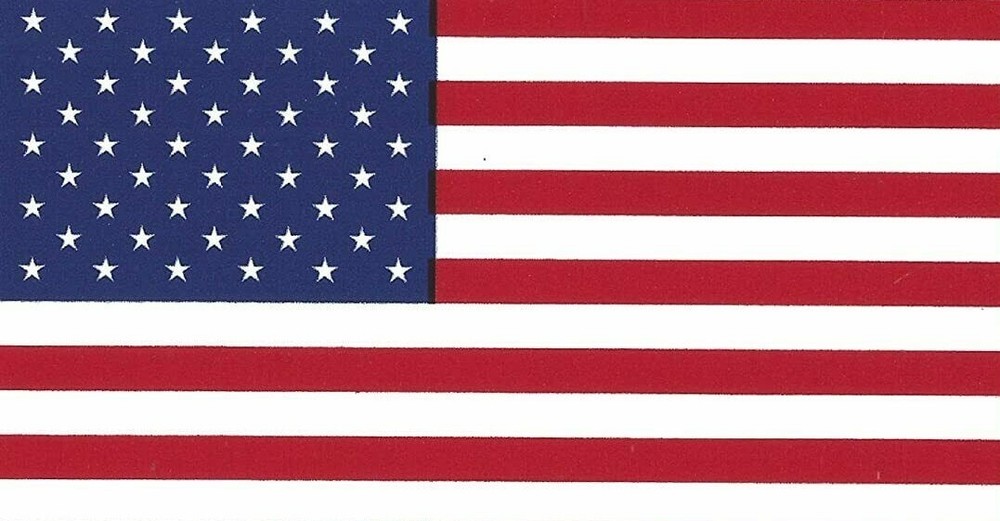 USA Flag Sticker 4×8″ Decal America Patriot American Vinyl Patriotism US Seller