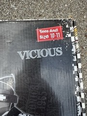 New Kryptonics Inline Skates VICIOUS Adult Size 10/11 Adjustable Unisex Teen Box