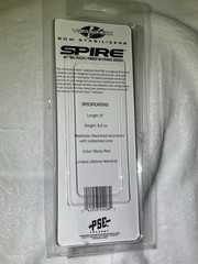 PSE Archery Vibracheck Spire 8″ Bow Stabilizer for Compound Bow Black/Red