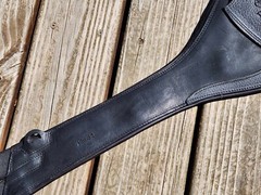 Devoucoux Black/Black Padded Anatomic English Jumper Girth – 52″/130cm – NWT!