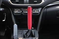 Red Aluminum Alloy Gear Stick for Long Shift Knob Extension
