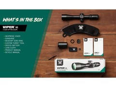Vortex Viper HD 3-15×44 FFP Riflescope, VMR-3 MRAD, 1/10 MRAD, 30mm