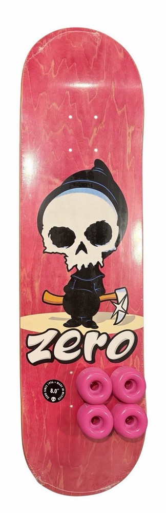 💀 Zero Lil Reaper Skateboard 8.0 PINK / Purple New Sealed Blind Tribute Deck 💀
