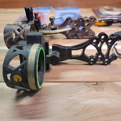 Archery Lot Sight x 2 Release x 2 Bow Sling Extreme Tru Glo Rest Cobra Tru Fire