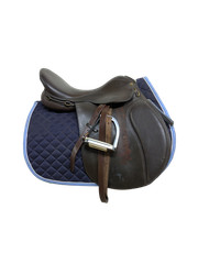 18 Inch Used Inter Collegiate Horse Association English Saddle 434-11872