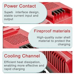DTK Fast Charging Replacement for Toro 60V Charger 60 Volts Ultra Turbo Batte…