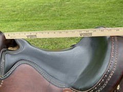 17″ ROCKING R Haflinger Trail Ranch Saddle~X-WIDE Tree~FJORD~GYPSY~Draft Cross