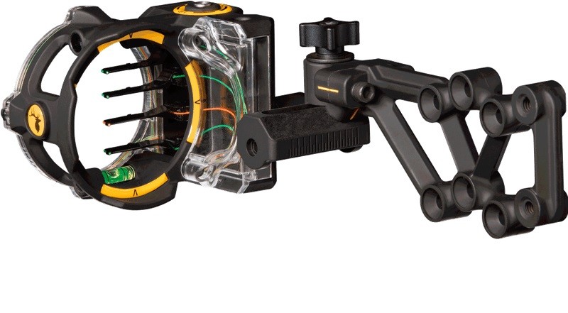 Trophy Ridge React H4 Bow Sight 4 .019 Pin RH Black Model# AATS0014R19