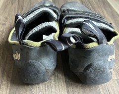 Evolv Defy Climbing Shoes Mens Sz 11.5 Black Grey Comfortable Durable Climbing