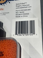 Splat-R-Ball 7.5mm Orange Ammo, 20,000 Rounds, Certified SplatRBall, New Sealed
