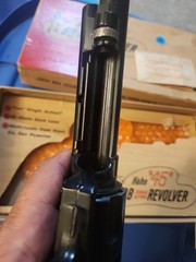 EARLY Hahn Model 45 Single-Action BB Revolver CO2 Air Pistol in Original Box #1