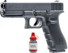Umarex GLOCK 17 Gen4 .177 Cal Blowback Air Pistol with BBs Bundle 2255202