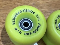 Vintage Powell Peralta Rat Bones Wheels 97A 80s NOS Original Tony Hawk Mcgill