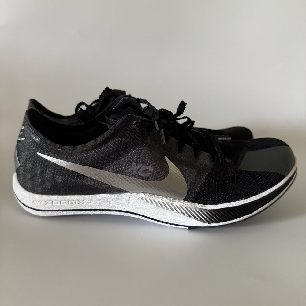 Nike Mens 12.5 ZoomX Dragonfly XC Cross-Country Spikes Black/Silver DX7992-001