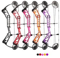 TOPOINT Compound Bow Set 19-70lbs Adjustable 320FPS Archery Hunting Target Shoot