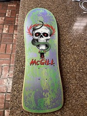 1980’s Powell Peralta Mike McGill skateboard deck Tribute