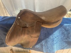 Zaldi Sirocco Leather Saddle Made In Salamanca Spain 17.5”