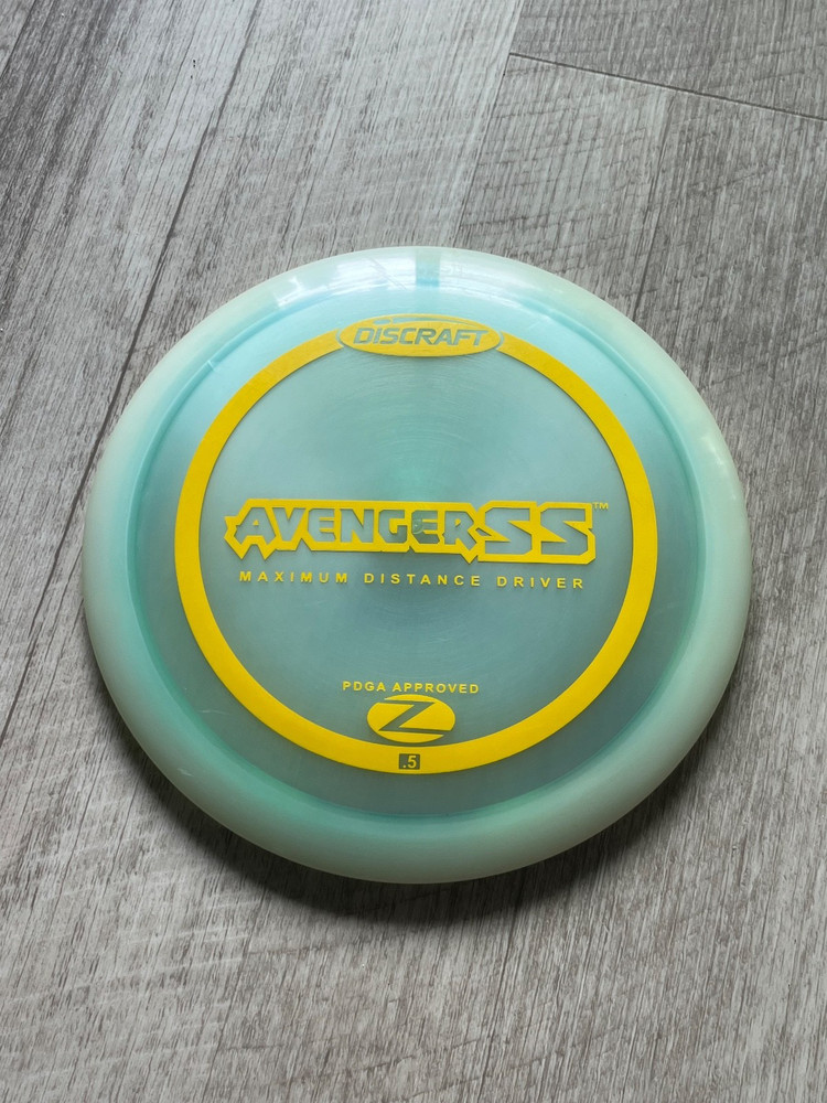 Discraft Avenger SS Old Run Pearly Light Green / Teal / White 173g