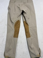 Tailored Sportsman Trophy Hunter Breeches 30 Regular Tan Knee Patch USA Made
