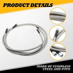 6AN 70″ Transmission Oil Cooler Hose Line kit Compatible with 4L60E 4L80E