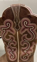 Ariat Fatbaby Heritage Toasted Brown Purple Square Toe Western Boots Size 5.5B