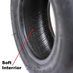 2 PCS 80/60-5 Tubeless Tire fit Segway Ninebot Electric Gokart Front Wheel