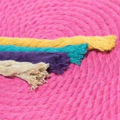 Premium Super Soft Colored Twisted Cotton Rope – 1/2″ Diameter, Multiple Lengths