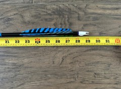 (12) Rose City PO Cedar NIGHTFALL 5S 11/32″ PAINTED & MATCHED 55-60# Arrows [v5]