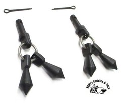 Jingle Bob Replacement Set Black Steel Sold in Pairs New from Eddy’s Tack