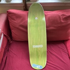 Krooked Green Skateboard Deck Eye Graphic Logo Graphics Art Theme Skateboard