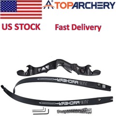 62″ ILF Recurve Bow Laminated Limbs 25-60LBS Archery for Competition/Athletic