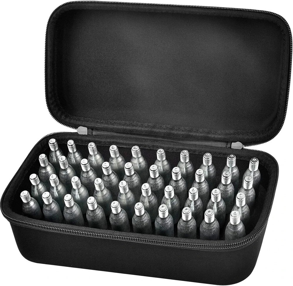 CO2 Cartridge Storage Hard Case Fits 12g Powerlet Cartridges 40 Slots Holder