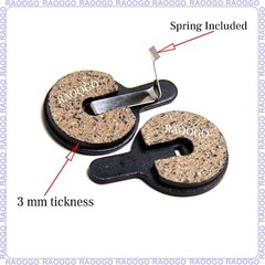 2 Pairs Brake Pad Ceramic fit NIU KQi Electric Scooter