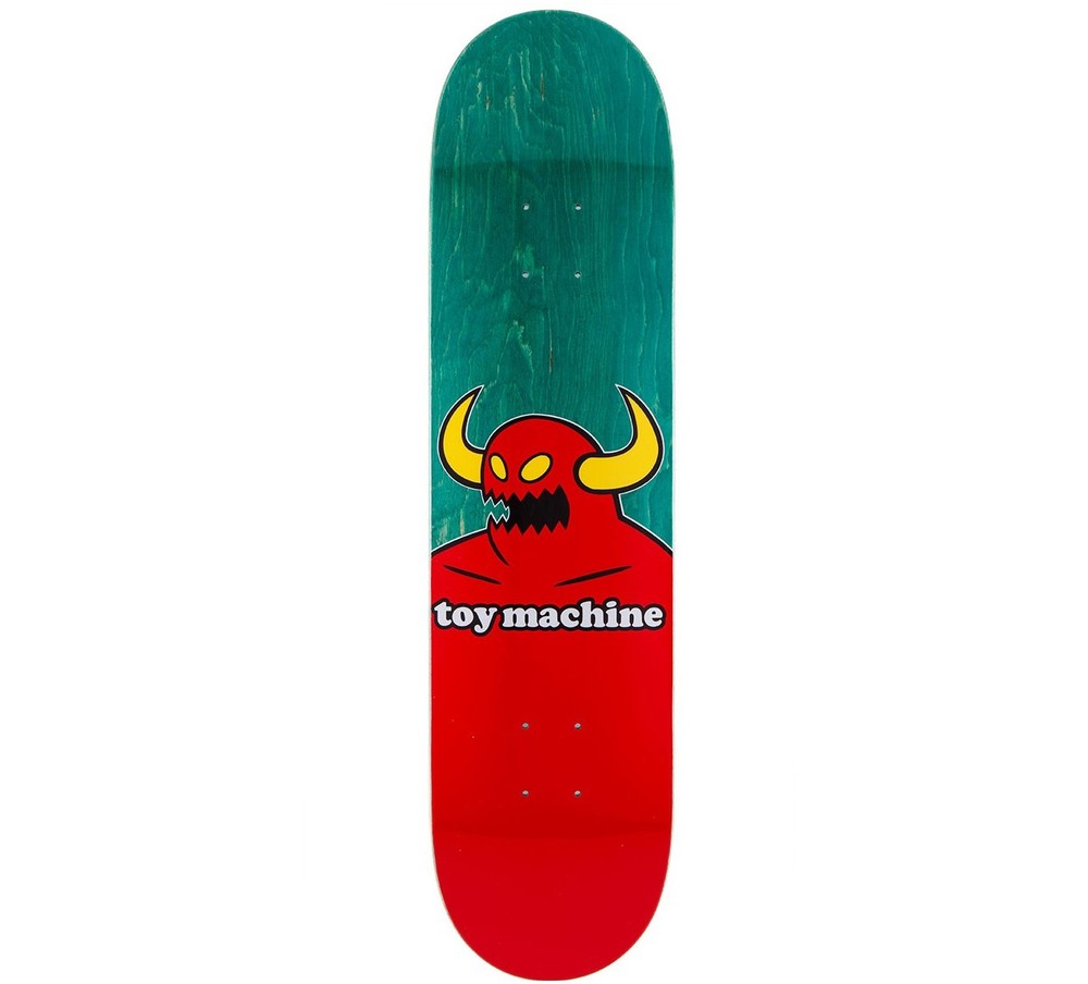 TOY MACHINE Skateboard Deck MONSTER (Assorted Colors) 8.0′ BRAND NEW IN SHRINK