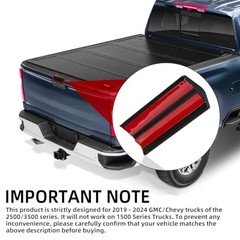 for GMC Tailgate Protector Aluminum for 2019-2024 GMC Chevy 2500 3500 Series