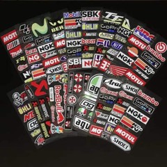 New Motorcycle Waterproof Reflective Stickers Car Electric Vehicle Helmet Sticke